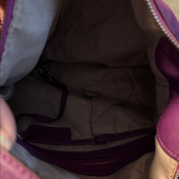 Michael Kors Vibrant Purple Hobo Bag - Picture 5 of 10